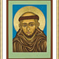 Wall Frame Gold, Matted - St. Francis of Assisi by Lewis Williams, OFS - Trinity Stores