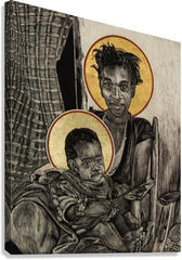 Canvas Print - Christmas Madonna - Haiti by L. Williams