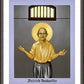 Wall Frame Espresso, Matted - Dietrich Bonhoeffer by Lewis Williams, OFS - Trinity Stores