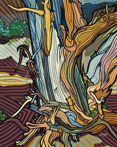 Wall Frame Espresso, Matted - Forest Sing For Joy by Lewis Williams, OFS - Trinity Stores