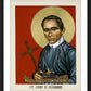 Wall Frame Black, Matted - St. John Nepomucene Neumann by Lewis Williams, OFS - Trinity Stores