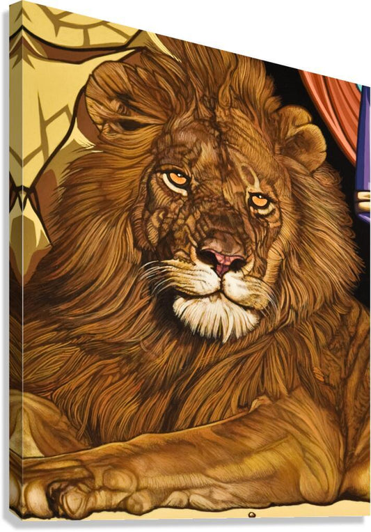 Canvas Print - Lion of Judah by Louis Williams, OFS - Trinity Stores