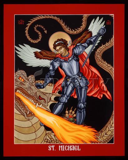 Metal Print - St. Michael Archangel by Louis Williams, OFS - Trinity Stores