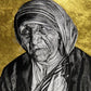 Wall Frame Gold, Matted - St. Teresa of Calcutta: Gift of Silence by Lewis Williams, OFS - Trinity Stores