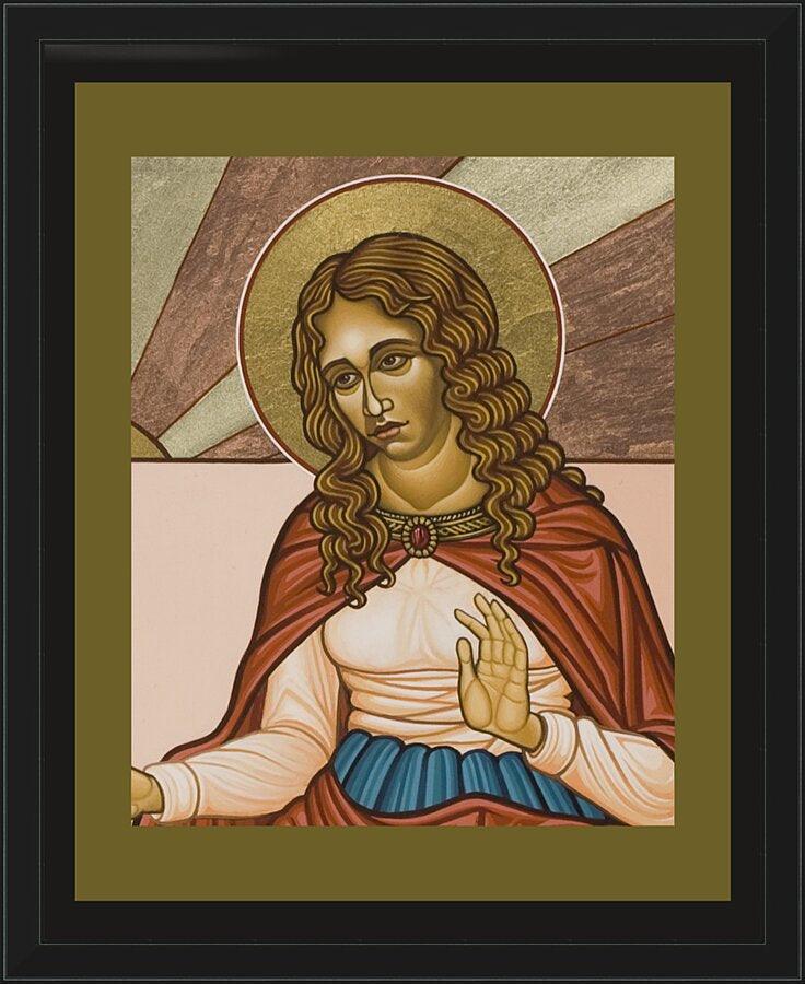 Wall Frame Black - St. Mary Magdalene by Lewis Williams, OFS - Trinity Stores