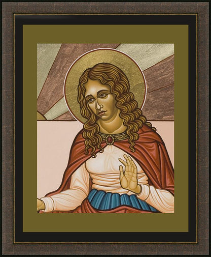 Wall Frame Espresso - St. Mary Magdalene by Lewis Williams, OFS - Trinity Stores