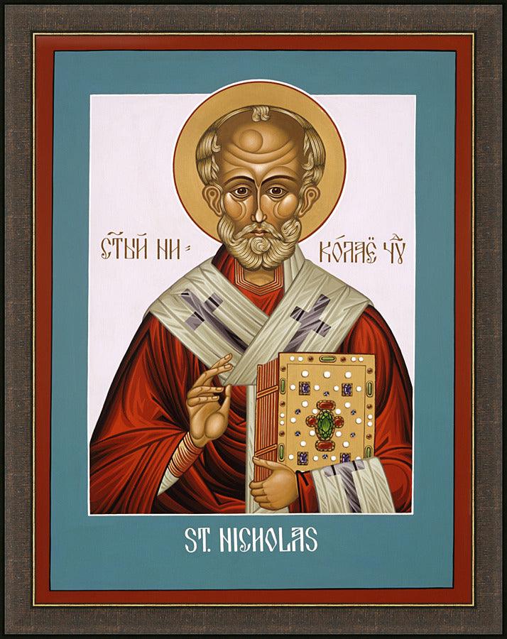 Wall Frame Espresso - St. Nicholas by Lewis Williams, OFS - Trinity Stores