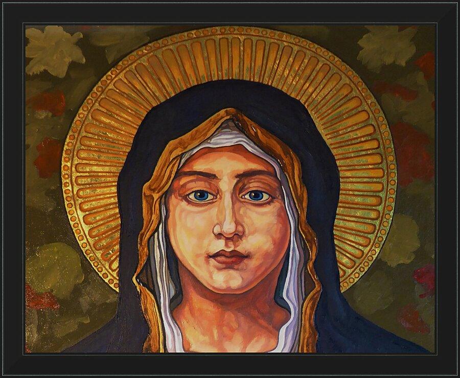 Wall Frame Black - Annunciation by Lewis Williams, OFS - Trinity Stores