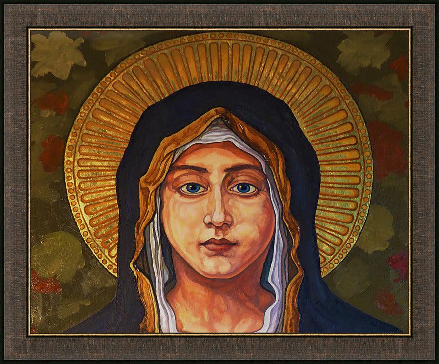 Wall Frame Espresso - Annunciation by Lewis Williams, OFS - Trinity Stores