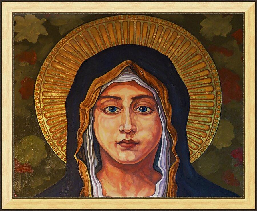 Wall Frame Gold - Annunciation by Lewis Williams, OFS - Trinity Stores