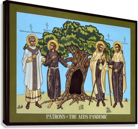 Canvas Print - Patrons of the AIDS Pandemic by Louis Williams, OFS - Trinity Stores