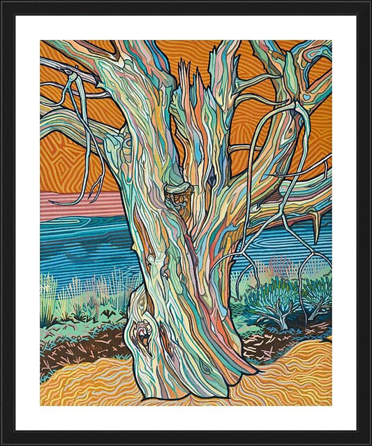 Wall Frame Black, Matted - Psalm 1:3 by Lewis Williams, OFS - Trinity Stores