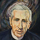 Wall Frame Gold, Matted - Fr. Pierre Teilhard de Chardin by Lewis Williams, OFS - Trinity Stores