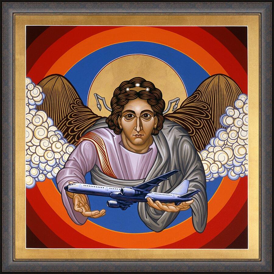 Wall Frame Espresso - St. Raphael Archangel by Lewis Williams, OFS - Trinity Stores