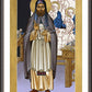 Wall Frame Espresso, Matted - St. Andrei Rublev by Lewis Williams, OFS - Trinity Stores