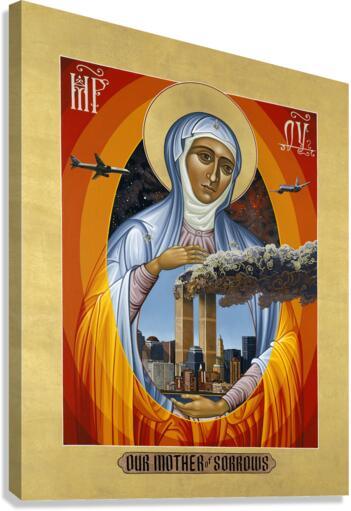 Canvas Print - Mater Dolorosa - Mother of Sorrows by Louis Williams, OFS - Trinity Stores