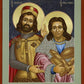 Wall Frame Espresso, Matted - St. Wenceslaus and Podiven, his assistant by Lewis Williams, OFS - Trinity Stores