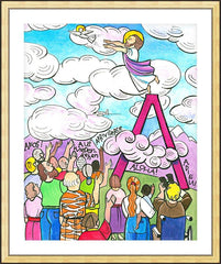 Wall Frame Gold - All Apostles At Ascension by M. McGrath