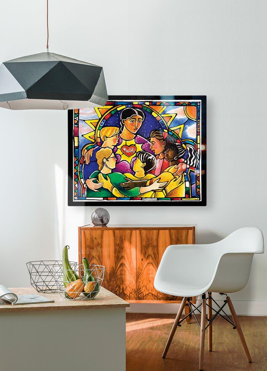 Metal Print - All Are Welcome by Br. Mickey McGrath, OSFS - Trinity Stores