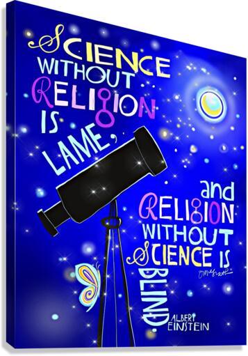 Canvas Print - Albert Einstein Saying by Br. Mickey McGrath, OSFS - Trinity Stores