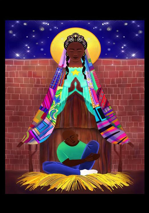 Holy Card - Mary, Comfort of the Afflicted by Br. Mickey McGrath, OSFS - Trinity Stores