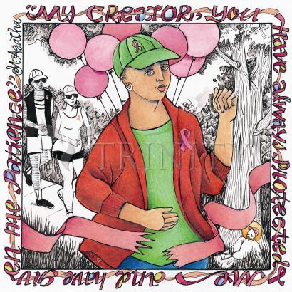 Wall Frame Espresso, Matted - St. Agatha by Br. Mickey McGrath, OSFS - Trinity Stores