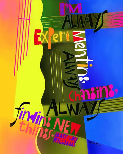 Acrylic Print - Always Experimenting by Br. Mickey McGrath, OSFS - Trinity Stores