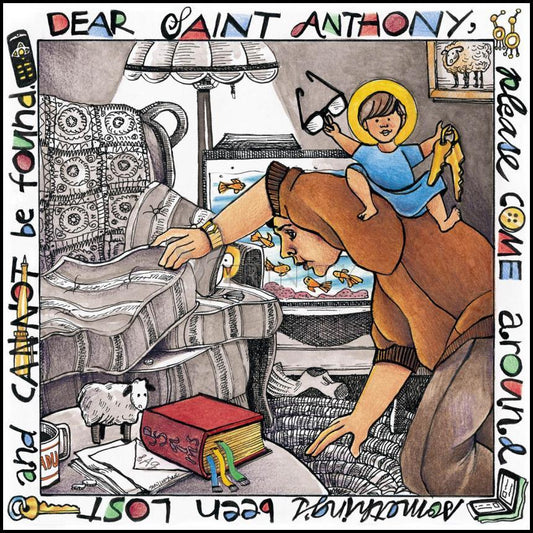 Acrylic Print - St. Anthony of Padua by Br. Mickey McGrath, OSFS - Trinity Stores