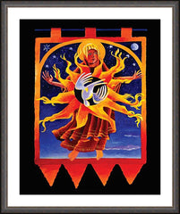 Wall Frame Espresso - Assumption into Heaven by M. McGrath