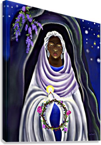 Canvas Print - Mother Mary at Tomb by Br. Mickey McGrath, OSFS - Trinity Stores