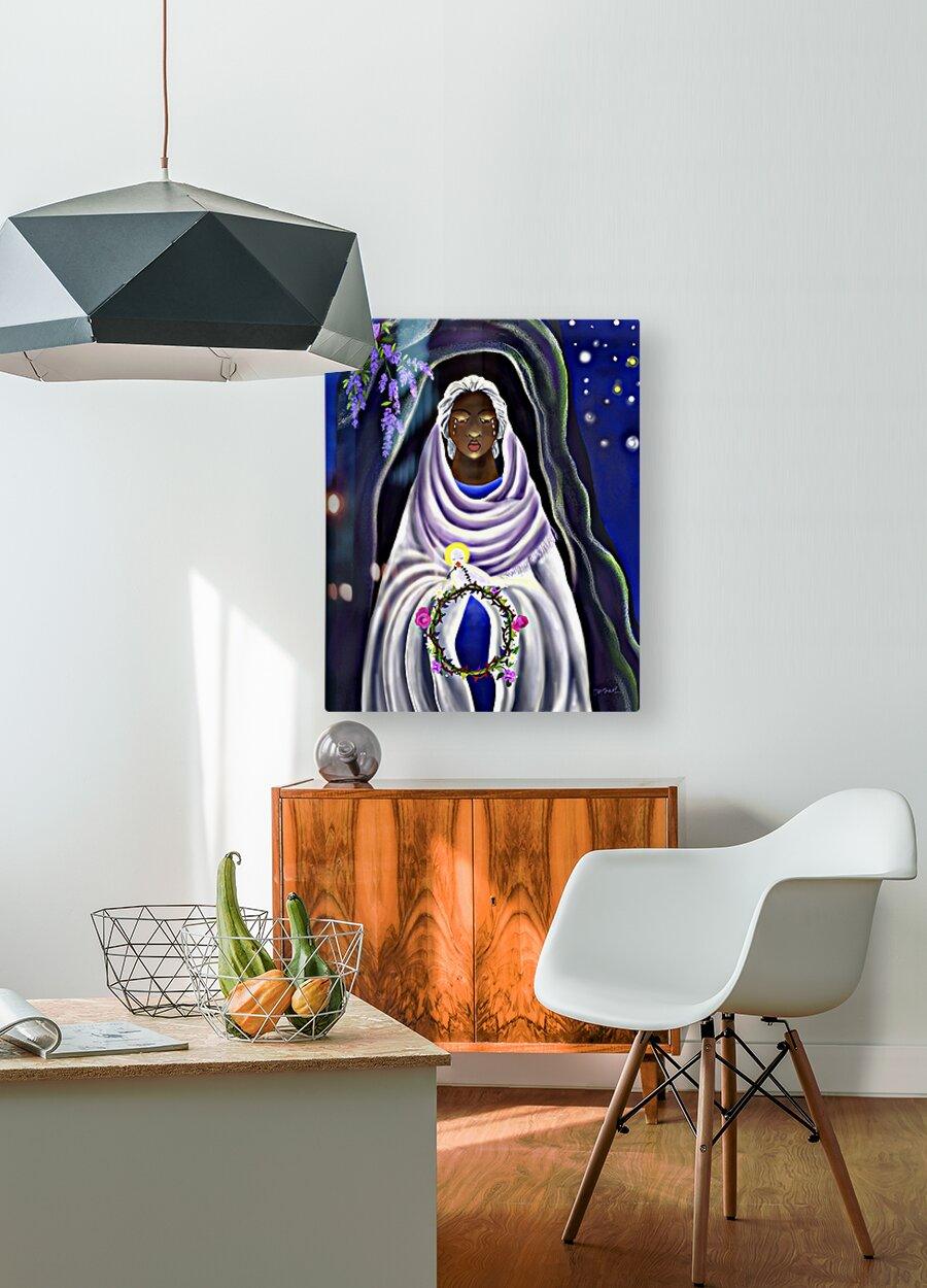 Acrylic Print - Mother Mary at Tomb by Br. Mickey McGrath, OSFS - Trinity Stores