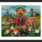 Wall Frame Black, Matted - St. Brigid's Lake of Beer by Br. Mickey McGrath, OSFS - Trinity Stores