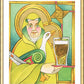 Wall Frame Gold, Matted - St. Brigid of 100,000 Welcomes by Br. Mickey McGrath, OSFS - Trinity Stores