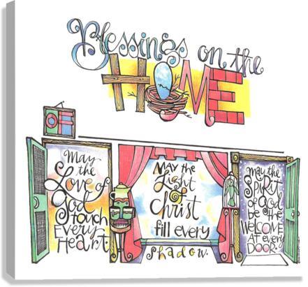 Canvas Print - Blessings on the Home by Br. Mickey McGrath, OSFS - Trinity Stores