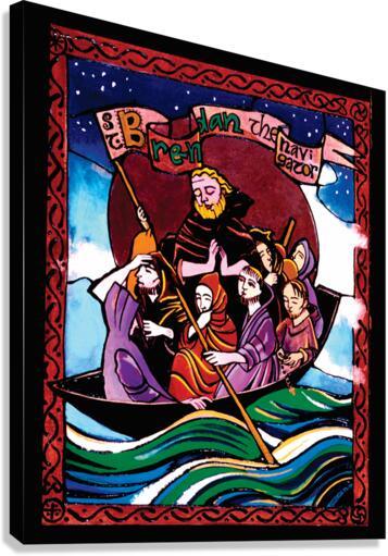 Canvas Print - St. Brendan the Navigator by Br. Mickey McGrath, OSFS - Trinity Stores