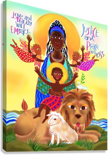 Canvas Print - Love and Beauty Will Embrace by Br. Mickey McGrath, OSFS - Trinity Stores