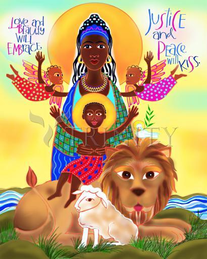 Canvas Print - Love and Beauty Will Embrace by Br. Mickey McGrath, OSFS - Trinity Stores