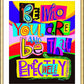 Wall Frame Gold, Matted - Be Who You Are by Br. Mickey McGrath, OSFS - Trinity Stores