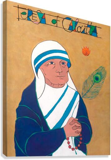 Canvas Print - St. Teresa of Calcutta by Br. Mickey McGrath, OSFS - Trinity Stores