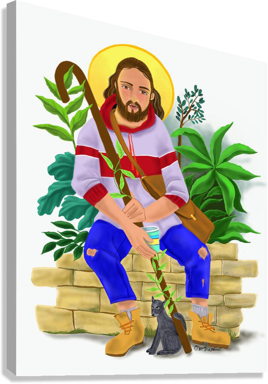 Christ at the Kitchen Door - Canvas Print