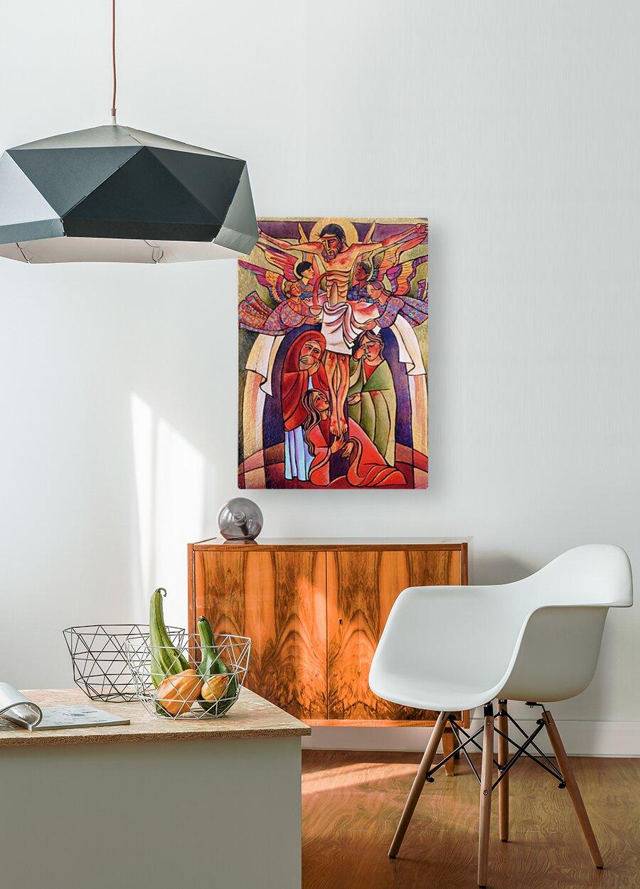 Metal Print - Crucifixion by Br. Mickey McGrath, OSFS - Trinity Stores