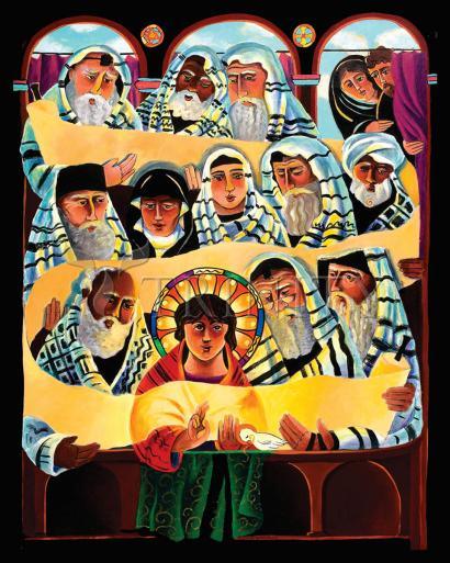 Acrylic Print - Christ the Student by Br. Mickey McGrath, OSFS - Trinity Stores