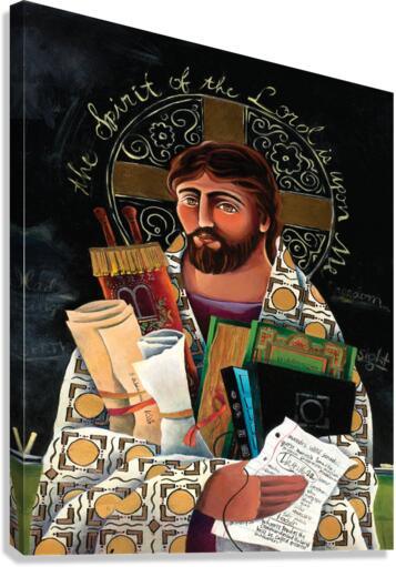 Canvas Print - Christ the Teacher by Br. Mickey McGrath, OSFS - Trinity Stores