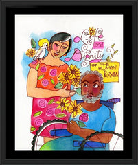 Wall Frame Black - Life and Dignity of the Human Person by M. McGrath