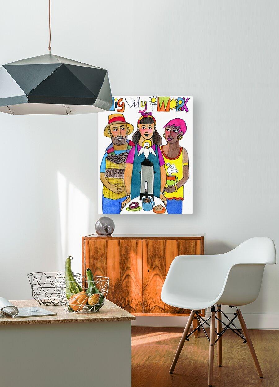 Acrylic Print - Dignity of Work by Br. Mickey McGrath, OSFS - Trinity Stores