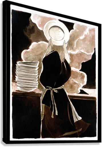 Canvas Print - St. Thérèse Doing the Dishes by Br. Mickey McGrath, OSFS - Trinity Stores