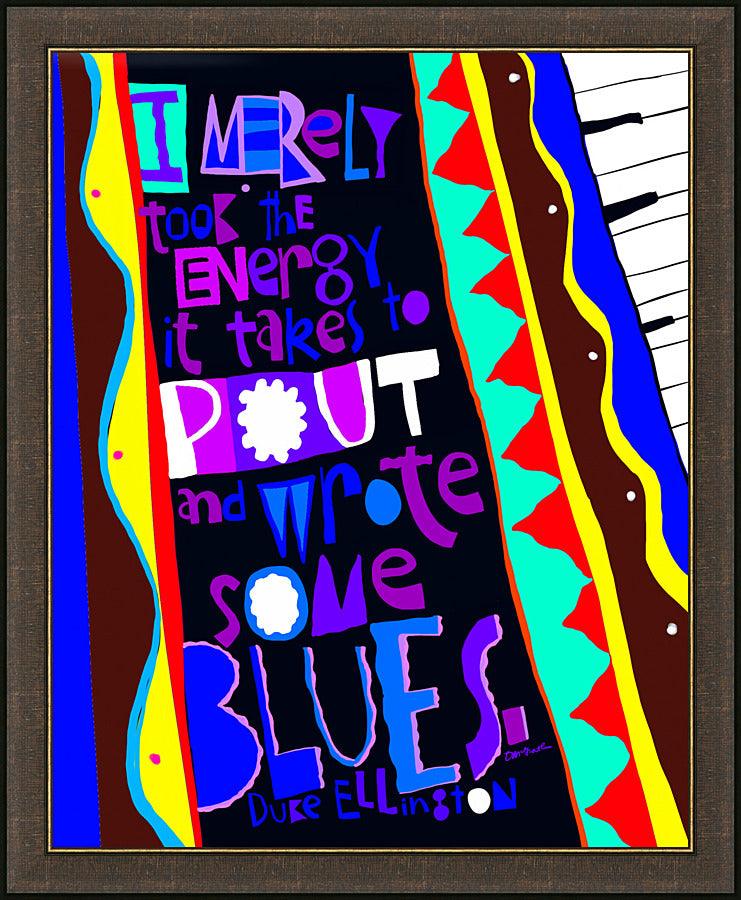 Wall Frame Espresso - Duke Ellington by Br. Mickey McGrath, OSFS - Trinity Stores