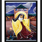 Wall Frame Black, Matted - St. Edith Stein by Br. Mickey McGrath, OSFS - Trinity Stores