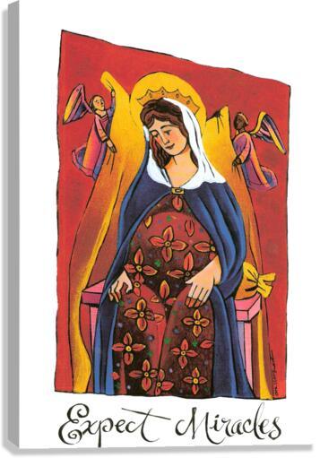 Canvas Print - Mary: Expect Miracles by Br. Mickey McGrath, OSFS - Trinity Stores