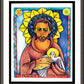 Wall Frame Espresso, Matted - St. Francis of Assisi by Br. Mickey McGrath, OSFS - Trinity Stores